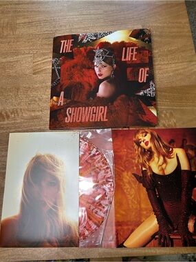 Taylor Swift "The Life of a Showgirl" Red Lipstick & Lace Version